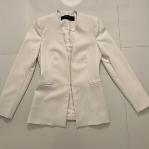 Zara White Blazer